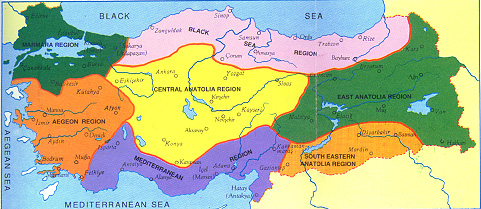 Geographical Regions of Turkey